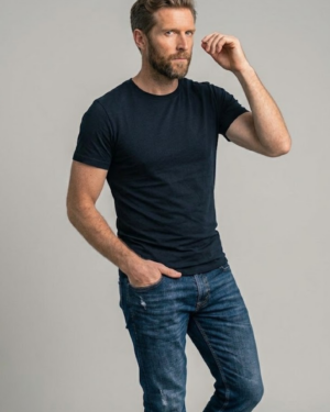 tshirt homme skinny collection 2026 noir