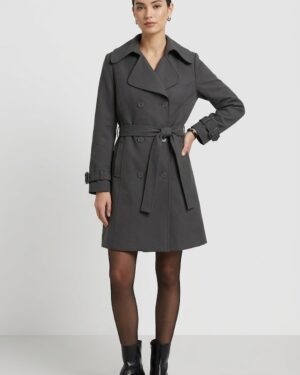 trench femme gris collection 2026
